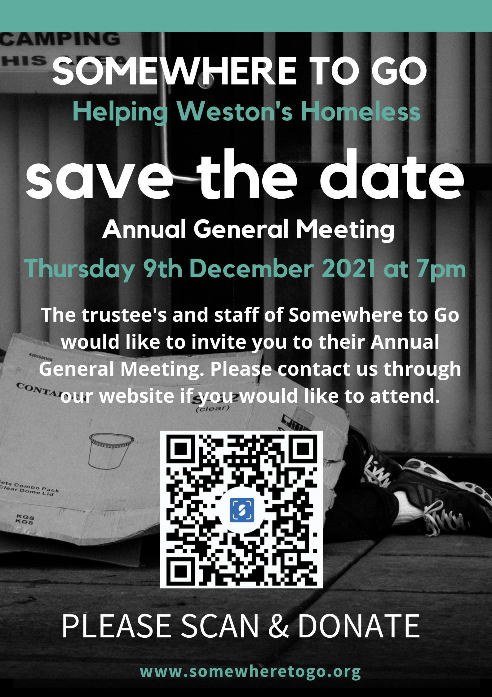 Notice of Annual General Meeting – Thursday 9th December 2021 at 7pm